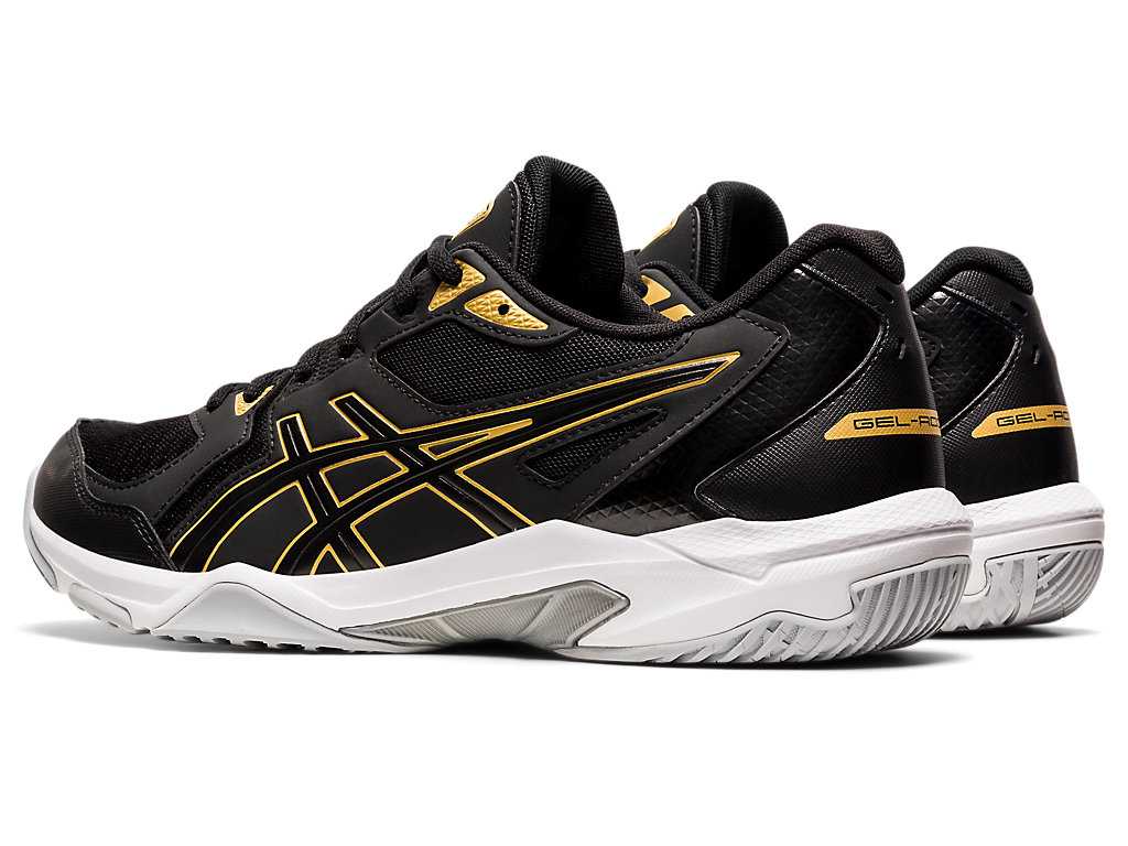 Buty do Siatkówki Męskie Asics Gel-rocket 10 Czarne Złote | 57108-PKVF