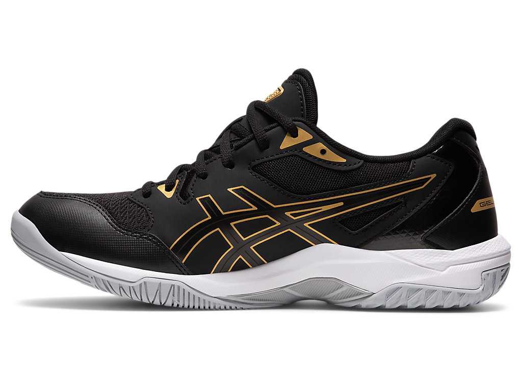 Buty do Siatkówki Męskie Asics Gel-rocket 10 Czarne Złote | 57108-PKVF