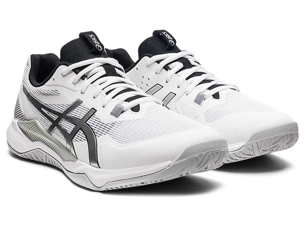 Buty do Siatkówki Męskie Asics Gel-tactic Białe Srebrne | 28601-KEIF