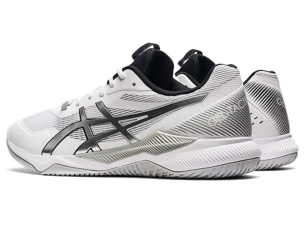 Buty do Siatkówki Męskie Asics Gel-tactic Białe Srebrne | 28601-KEIF