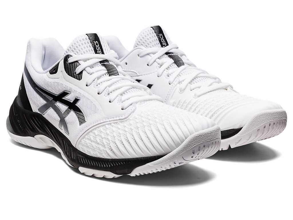 Buty do Siatkówki Męskie Asics Netburner Ballistic Ff 3 Białe Czarne | 27301-UBKW