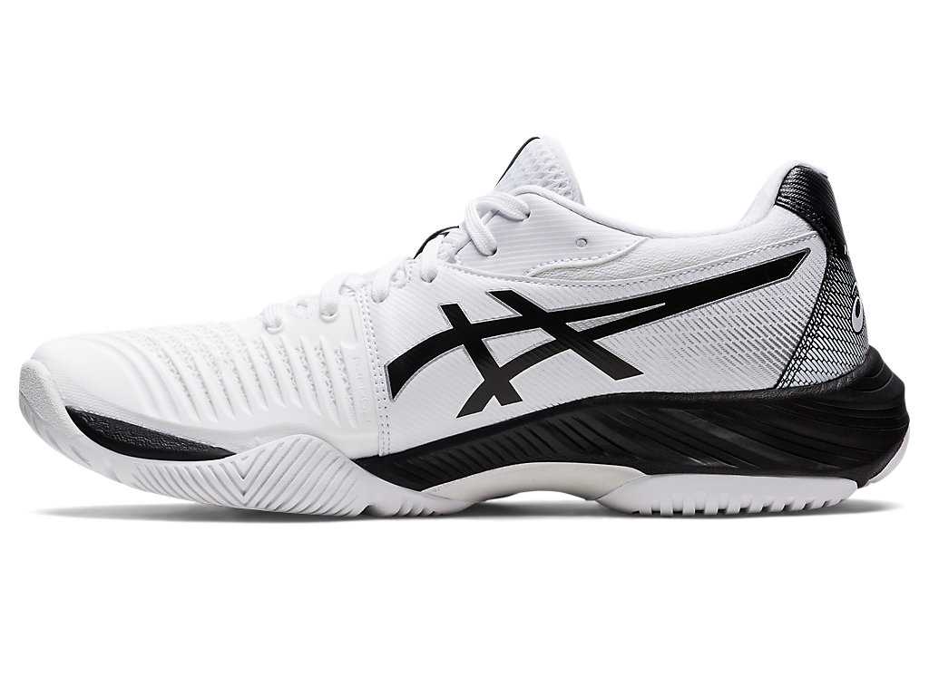 Buty do Siatkówki Męskie Asics Netburner Ballistic Ff 3 Białe Czarne | 27301-UBKW