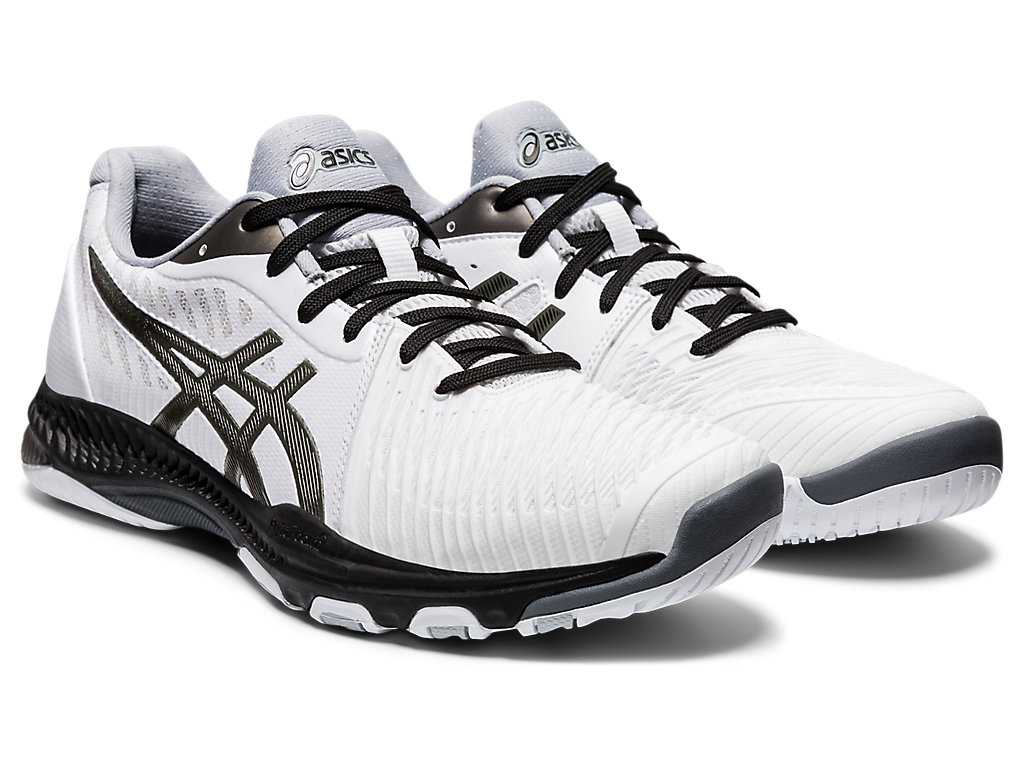 Buty do Siatkówki Męskie Asics Netburner Ballistic Ff 2 Białe Szare | 45380-GPLK