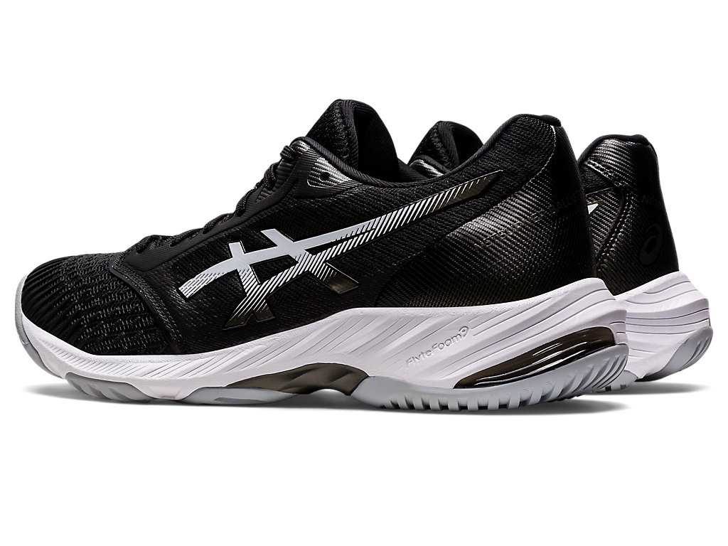 Buty do Siatkówki Męskie Asics Netburner Ballistic Ff 3 Czarne Białe | 94062-OGPU