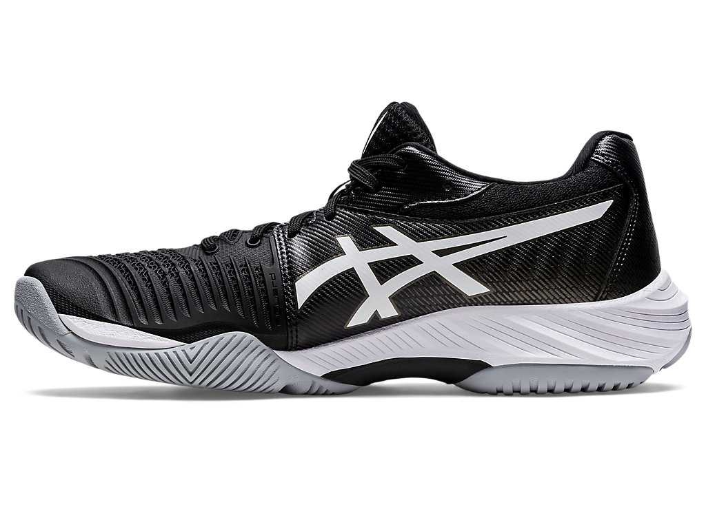 Buty do Siatkówki Męskie Asics Netburner Ballistic Ff 3 Czarne Białe | 94062-OGPU