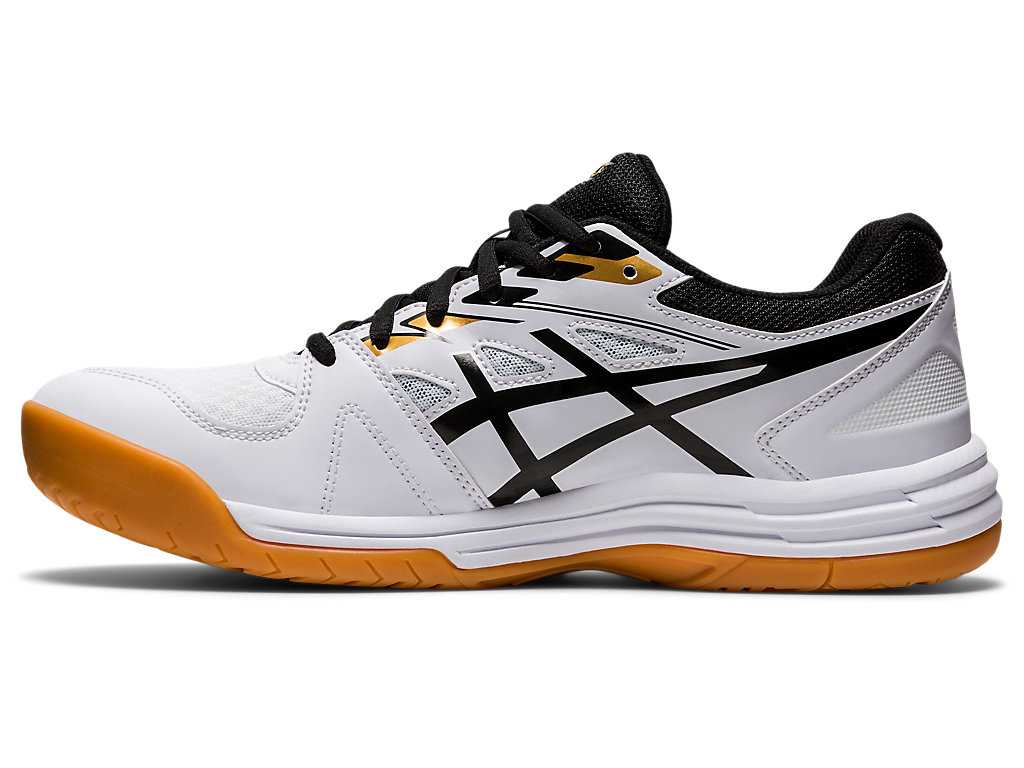 Buty do Siatkówki Męskie Asics Upcourt 4 Białe Czarne | 86512-NJAV