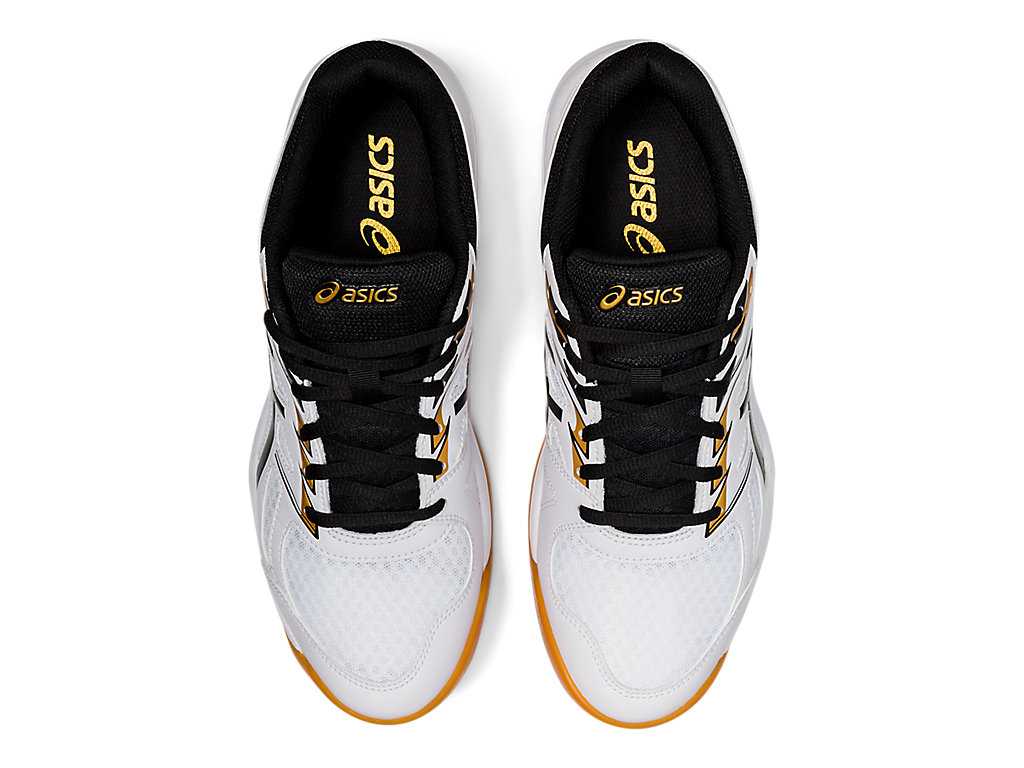 Buty do Siatkówki Męskie Asics Upcourt 4 Białe Czarne | 86512-NJAV