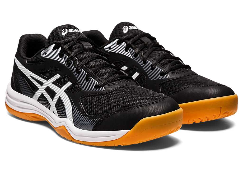 Buty do Siatkówki Męskie Asics Upcourt 5 Czarne Białe | 04623-TDUH