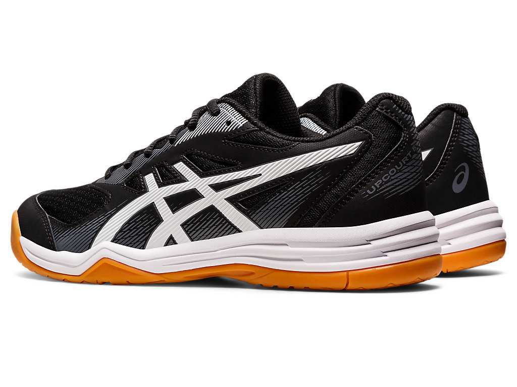 Buty do Siatkówki Męskie Asics Upcourt 5 Czarne Białe | 04623-TDUH