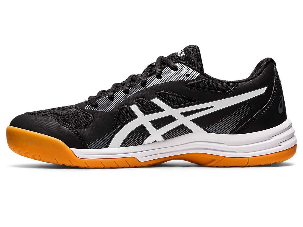 Buty do Siatkówki Męskie Asics Upcourt 5 Czarne Białe | 04623-TDUH