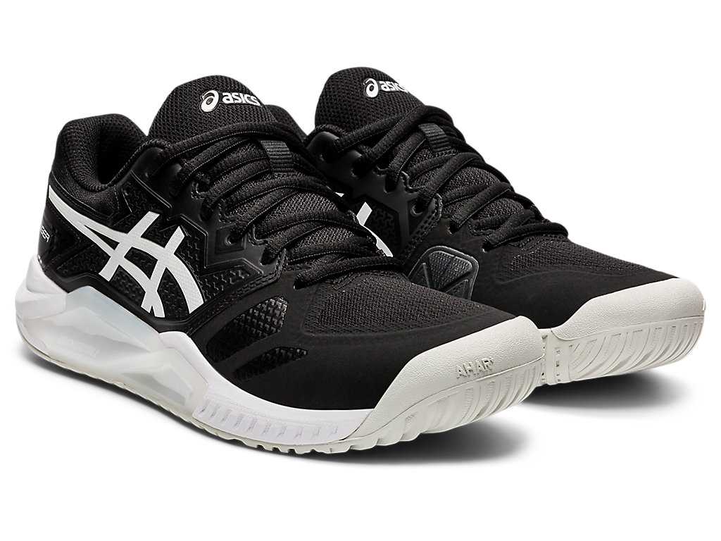 Buty do Tenisa Damskie Asics Gel-challenger 13 Czarne Białe | 02684-FJKM