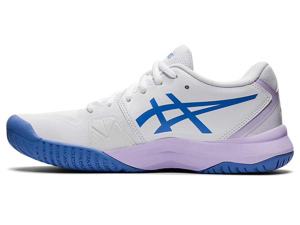 Buty do Tenisa Damskie Asics Gel-challenger 13 Białe Niebieskie | 07642-IPQF