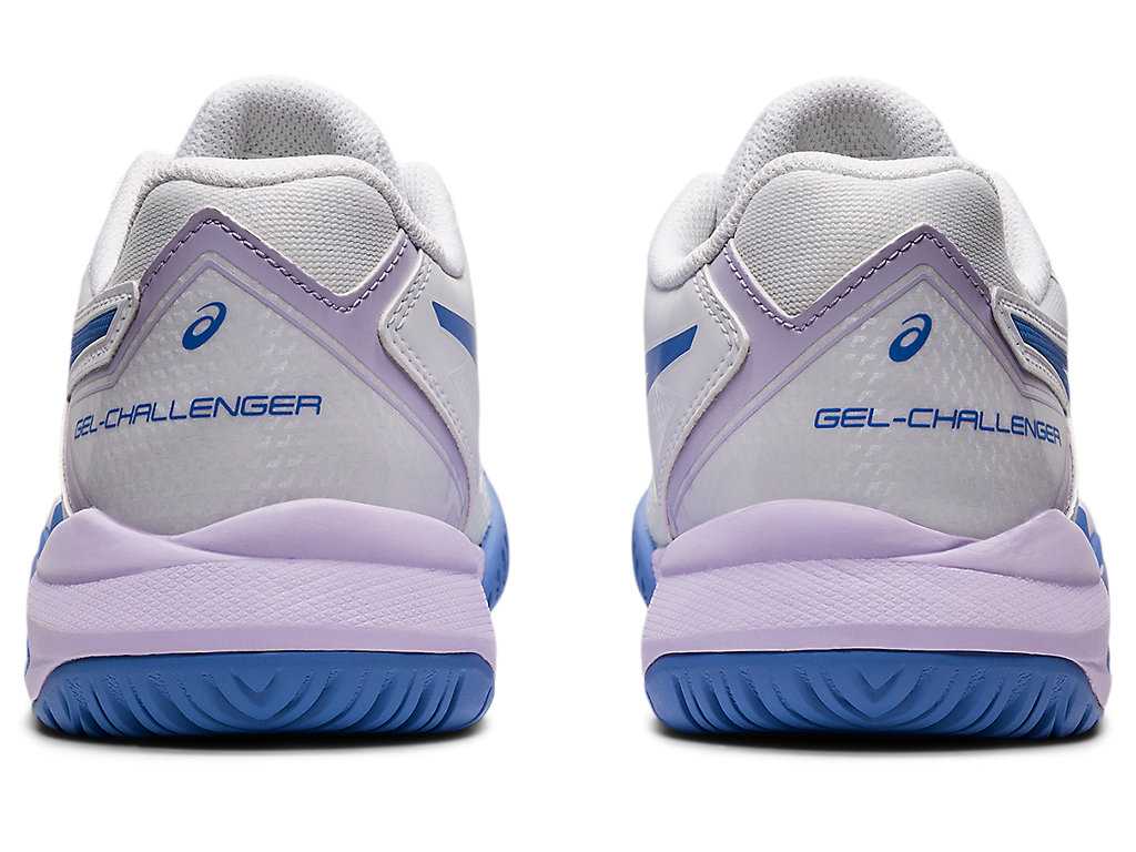 Buty do Tenisa Damskie Asics Gel-challenger 13 Białe Niebieskie | 07642-IPQF