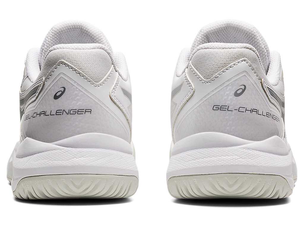 Buty do Tenisa Damskie Asics Gel-challenger 13 Białe Srebrne | 10935-FQIT