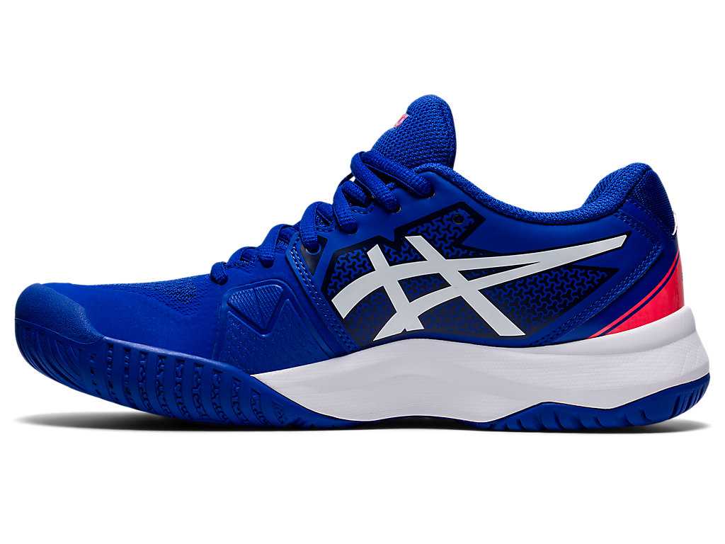 Buty do Tenisa Damskie Asics Gel-challenger 13 Niebieskie Białe | 45738-MYOS