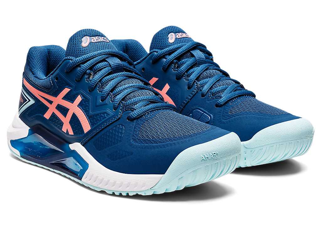 Buty do Tenisa Damskie Asics Gel-challenger 13 Głęboka Indygo | 59602-BELN