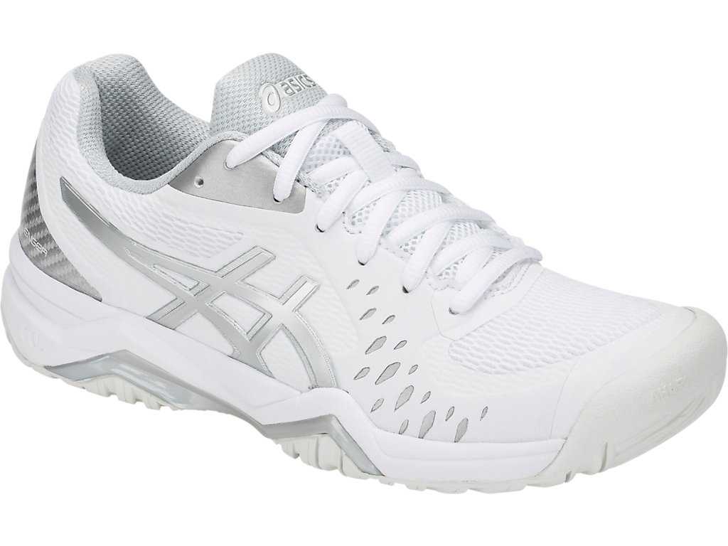 Buty do Tenisa Damskie Asics Gel-challenger 12 Białe Srebrne | 59602-SLQD