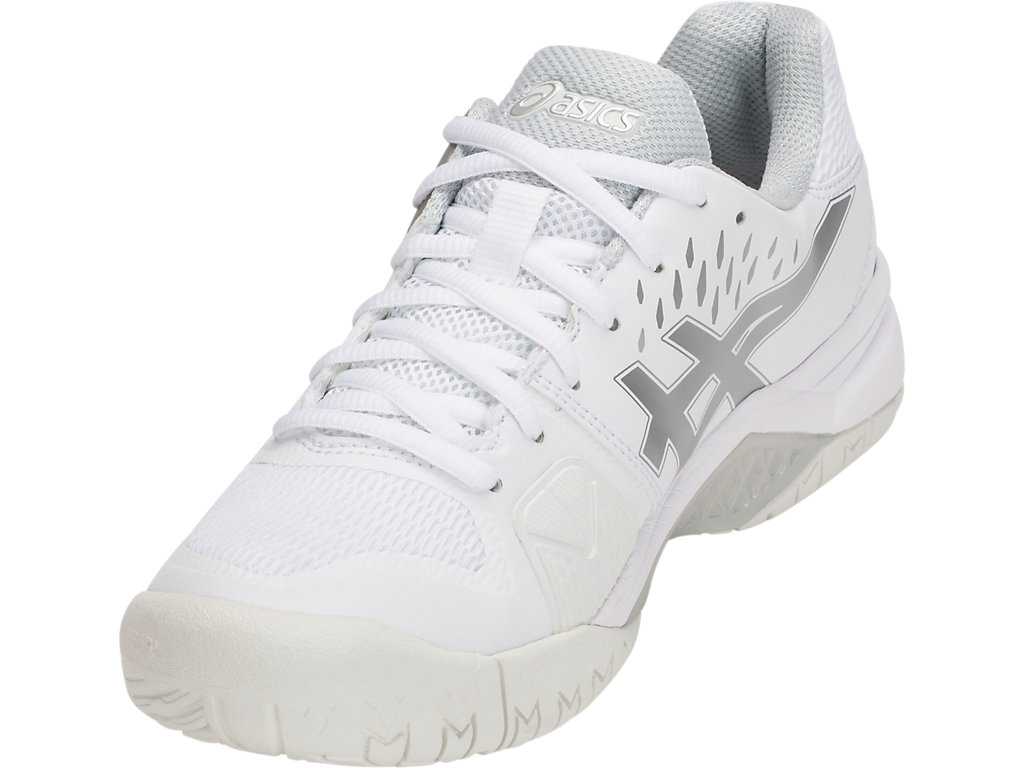 Buty do Tenisa Damskie Asics Gel-challenger 12 Białe Srebrne | 59602-SLQD