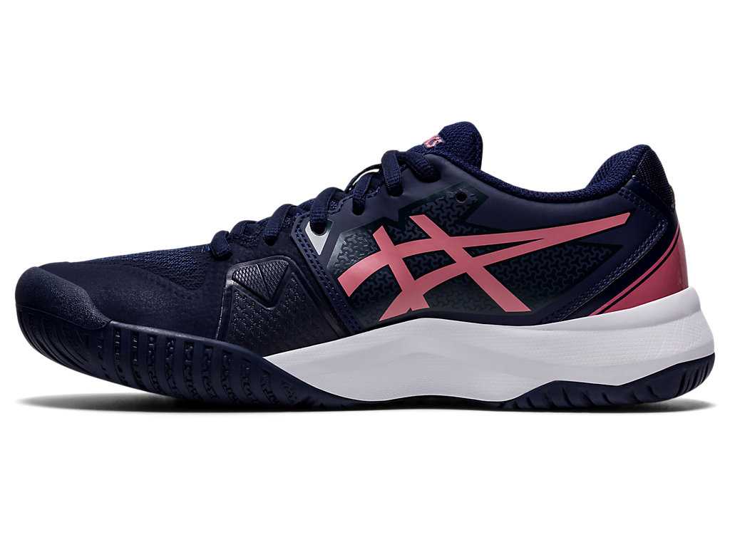 Buty do Tenisa Damskie Asics Gel-challenger 13 Granatowe Różowe | 72498-DHFT