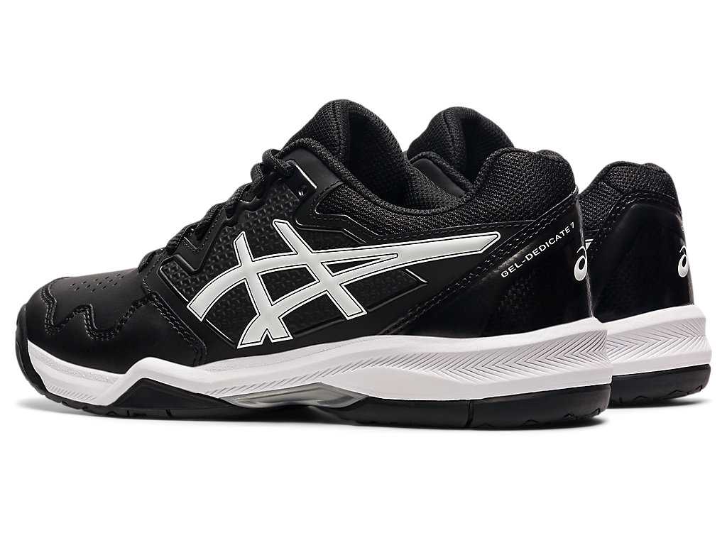 Buty do Tenisa Damskie Asics Gel-dedicate 7 Czarne Białe | 17954-PEOG