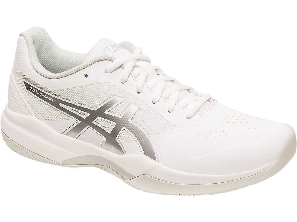 Buty do Tenisa Damskie Asics Gel-game 7 Białe Srebrne | 64378-YZCA