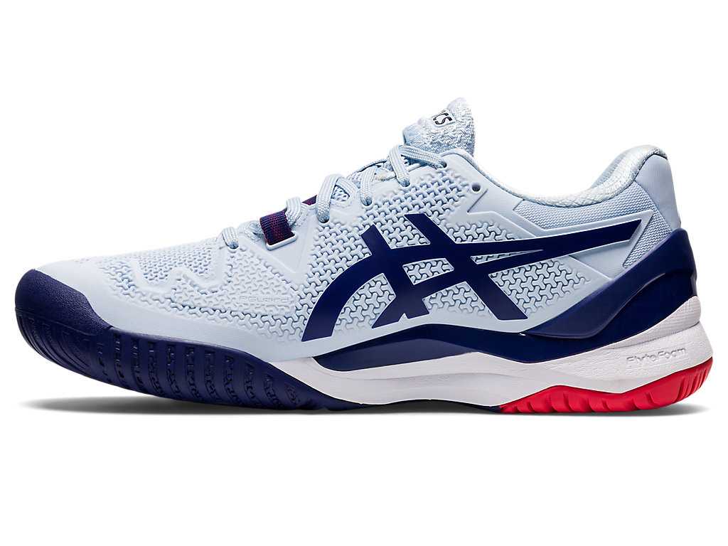 Buty do Tenisa Damskie Asics Gel-resolution 8 (D) Niebieskie Niebieskie | 05379-ALNP