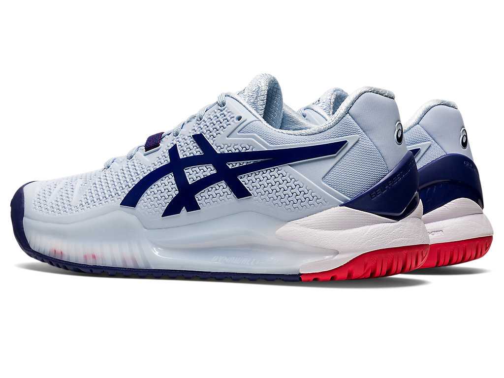 Buty do Tenisa Damskie Asics Gel-resolution 8 Niebieskie Niebieskie | 64930-MICK