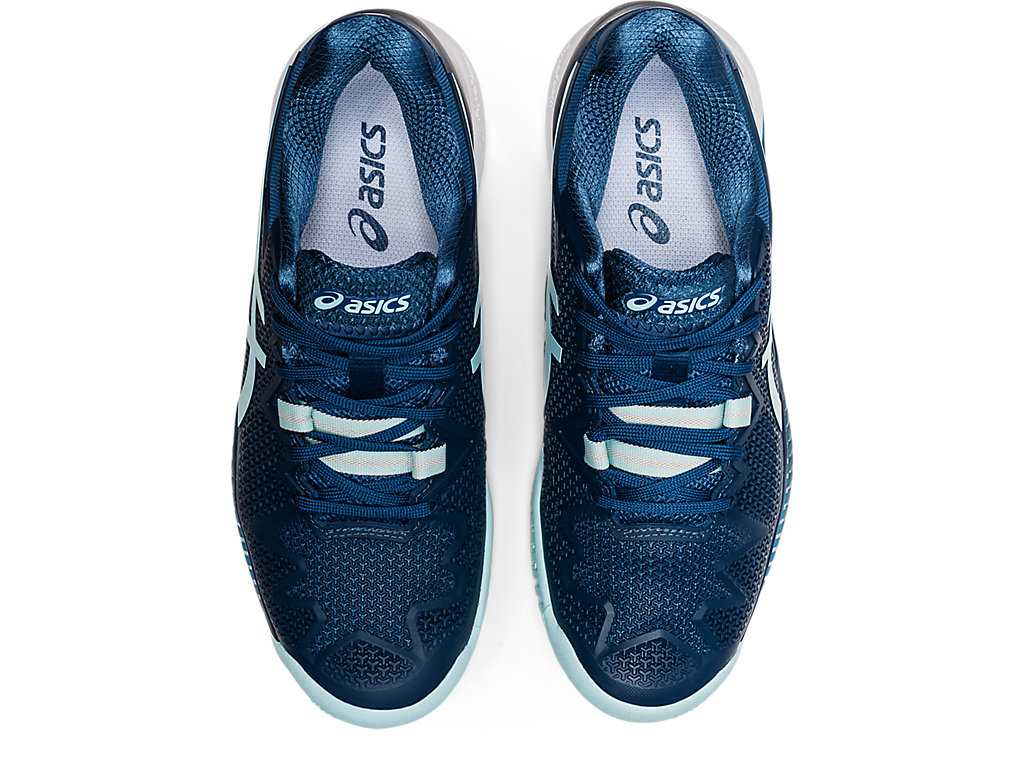 Buty do Tenisa Damskie Asics Gel-resolution 8 (D) Głęboka Indygo Niebieskie | 76359-LCRW