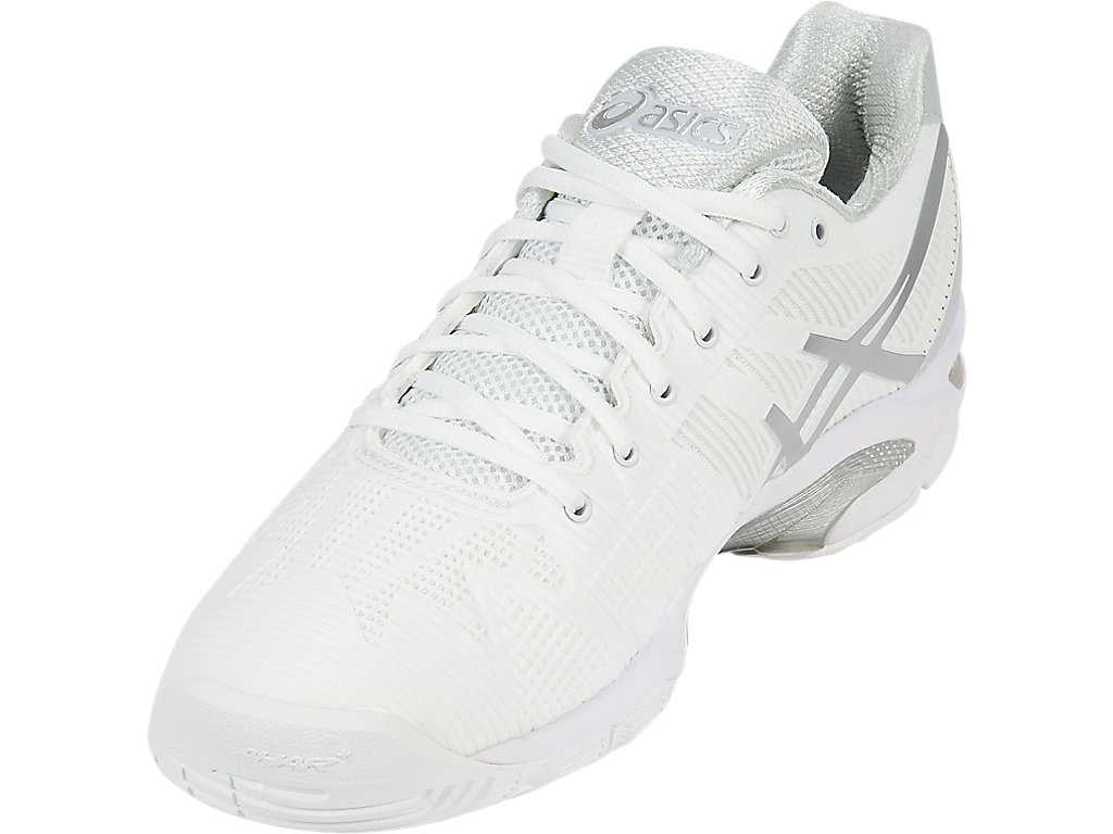 Buty do Tenisa Damskie Asics Gel-solution Speed 3 Białe Srebrne | 65471-COHT