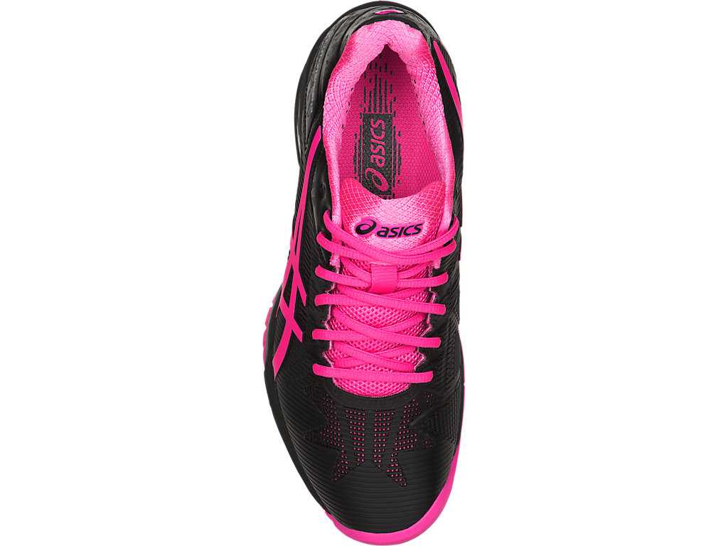 Buty do Tenisa Damskie Asics Gel-solution Speed 3 Czarne Różowe Srebrne | 94680-THSY