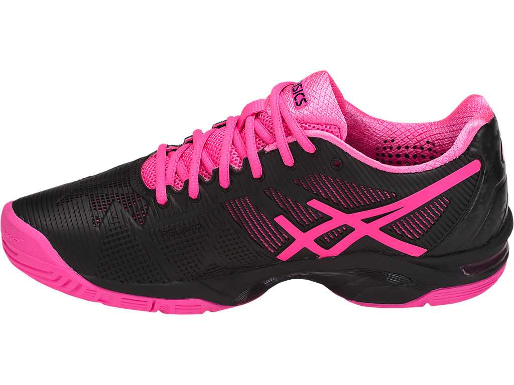 Buty do Tenisa Damskie Asics Gel-solution Speed 3 Czarne Różowe Srebrne | 94680-THSY