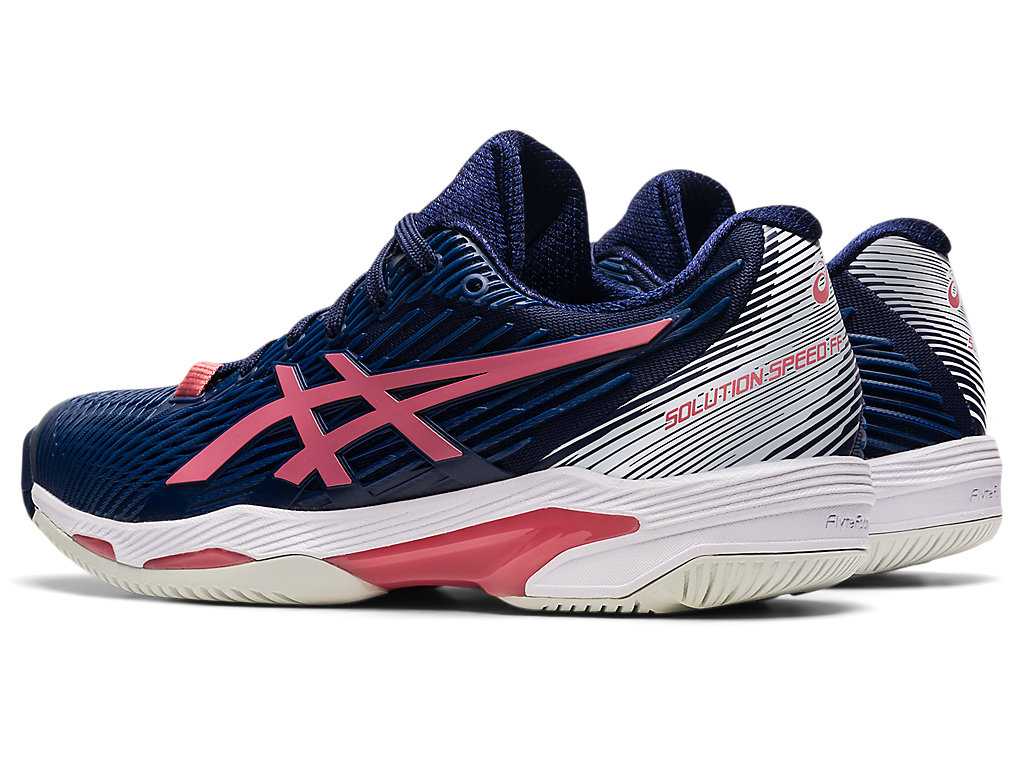 Buty do Tenisa Damskie Asics Solution Speed Ff 2 Granatowe Różowe | 71305-EHWN