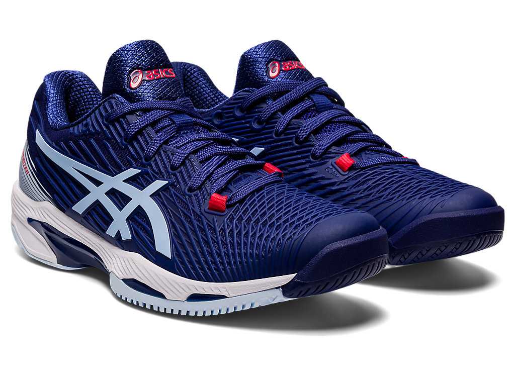 Buty do Tenisa Damskie Asics Solution Speed Ff 2 Niebieskie Niebieskie | 90431-KFEY