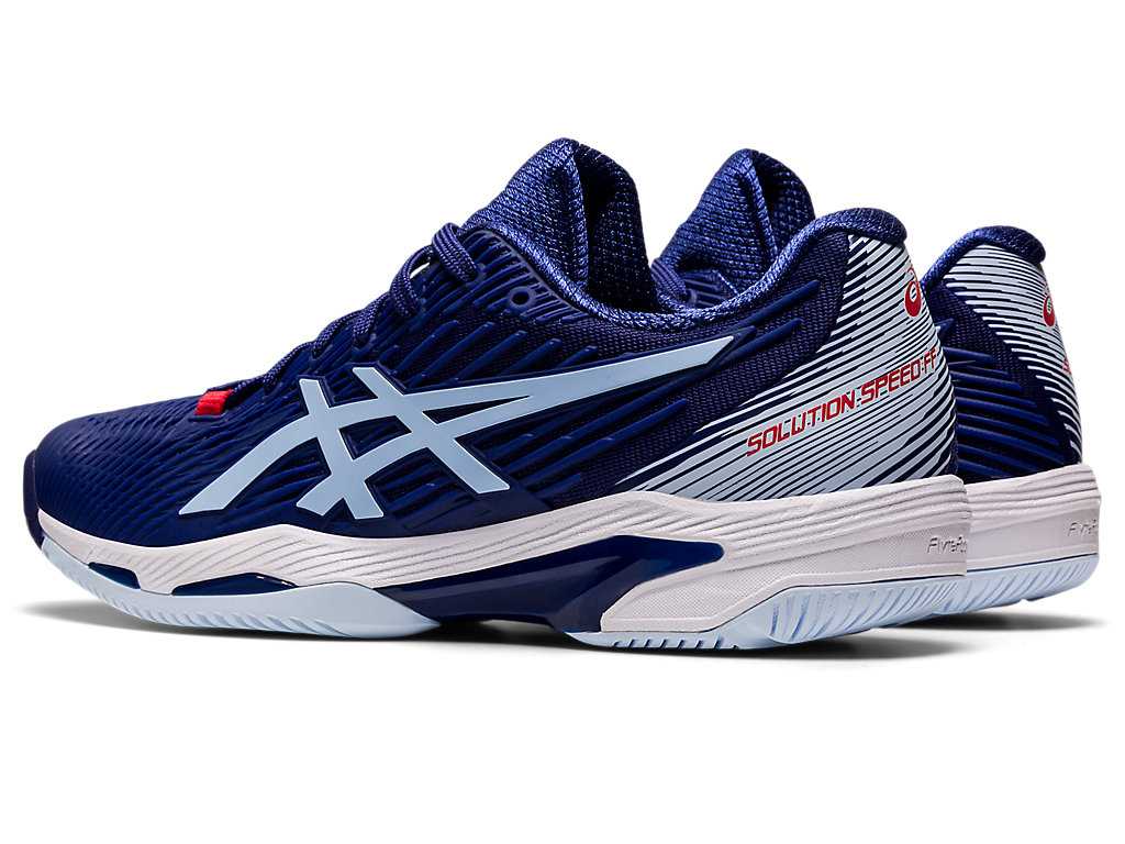 Buty do Tenisa Damskie Asics Solution Speed Ff 2 Niebieskie Niebieskie | 90431-KFEY