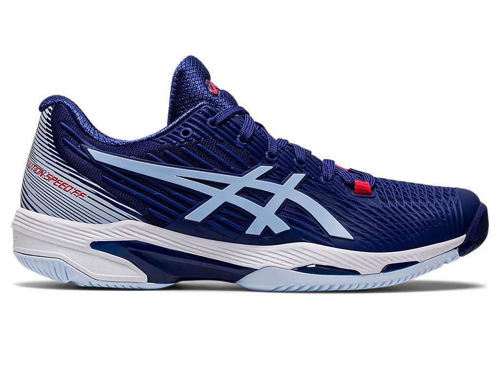 Buty do Tenisa Damskie Asics Solution Speed Ff 2 Niebieskie Niebieskie | 90431-KFEY