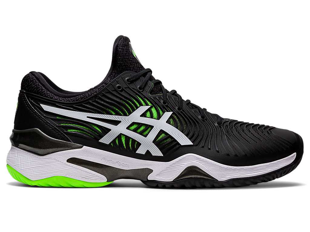 Buty do Tenisa Męskie Asics Court Ff 2 Czarne Zielone | 06912-OXZP