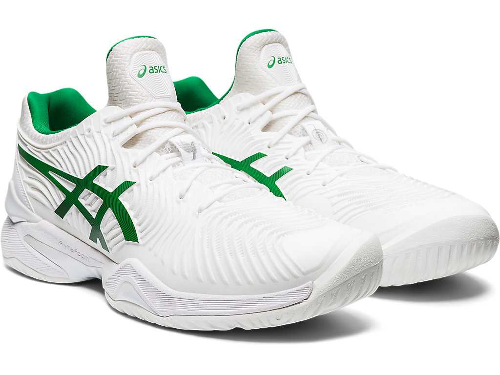 Buty do Tenisa Męskie Asics Court Ff Novak Białe Zielone | 98175-QYAN