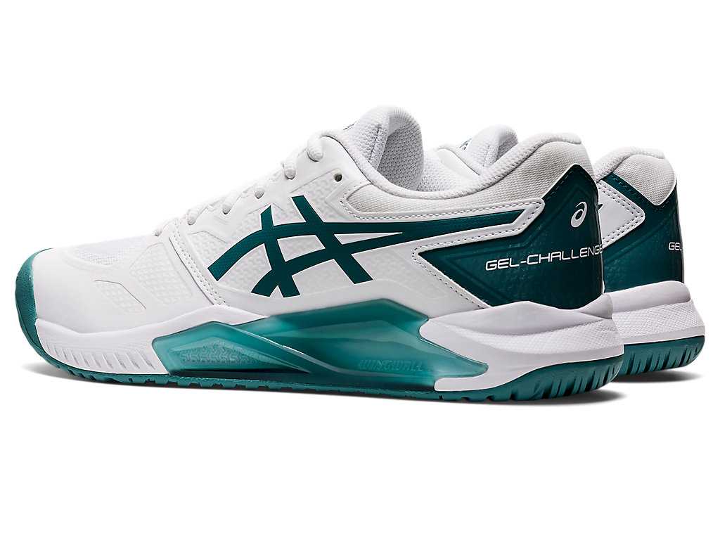 Buty do Tenisa Męskie Asics Gel-challenger 13 Białe Jasny Zielone | 04915-ZHRL