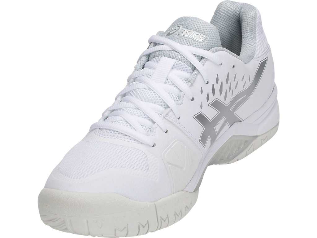 Buty do Tenisa Męskie Asics Gel-challenger 12 Białe Srebrne | 49507-STHE