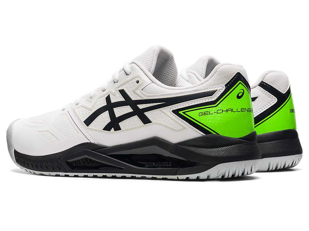 Buty do Tenisa Męskie Asics Gel-challenger 13 Białe Zielone | 51837-TSVD