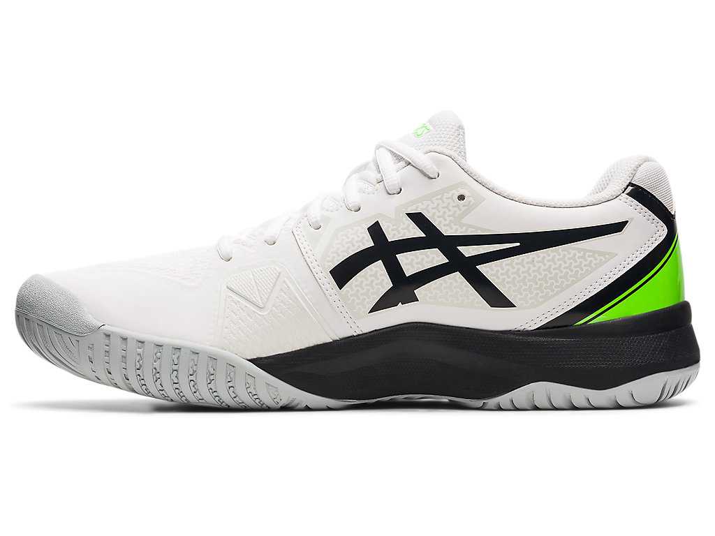 Buty do Tenisa Męskie Asics Gel-challenger 13 Białe Zielone | 51837-TSVD