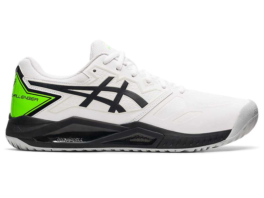 Buty do Tenisa Męskie Asics Gel-challenger 13 Białe Zielone | 51837-TSVD