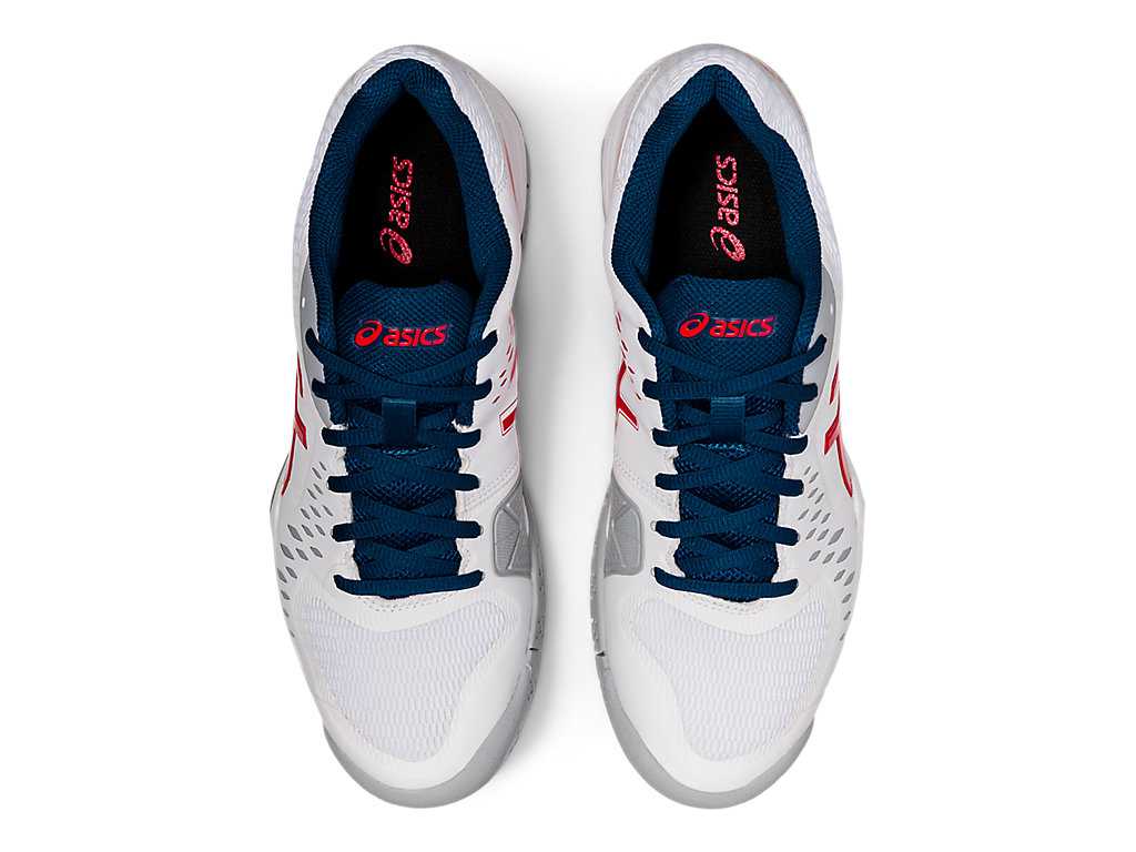 Buty do Tenisa Męskie Asics Gel-challenger 12 Białe Czerwone | 75891-LHBJ