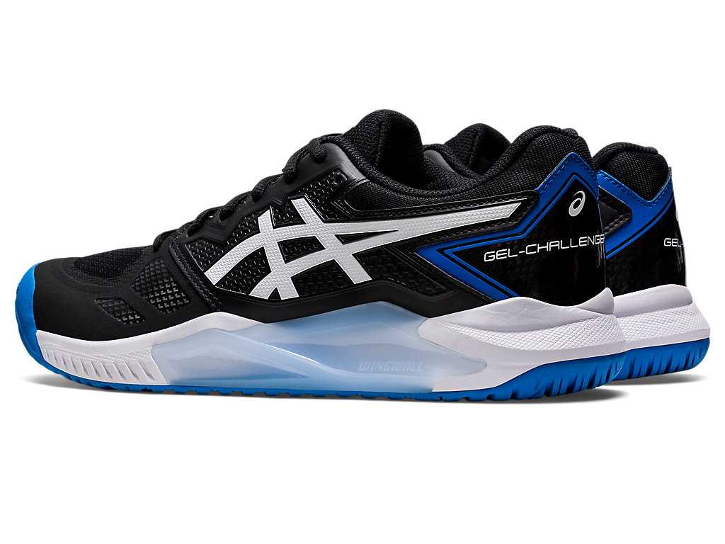 Buty do Tenisa Męskie Asics Gel-challenger 13 Czarne Niebieskie | 79065-BVQC