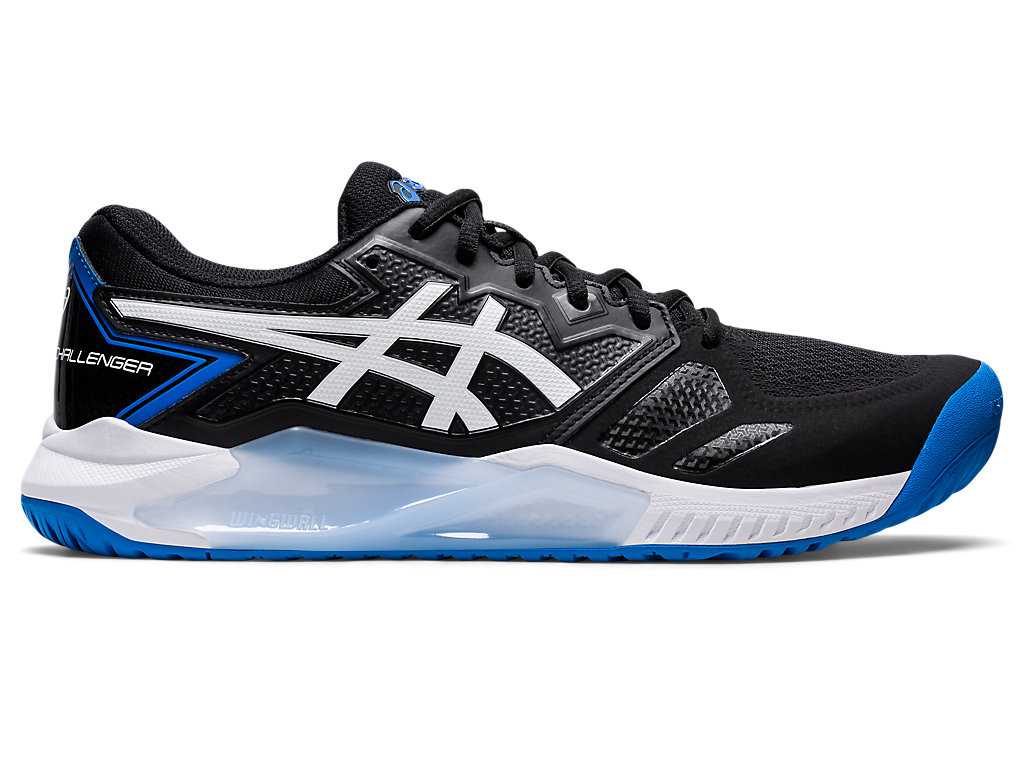 Buty do Tenisa Męskie Asics Gel-challenger 13 Czarne Niebieskie | 79065-BVQC