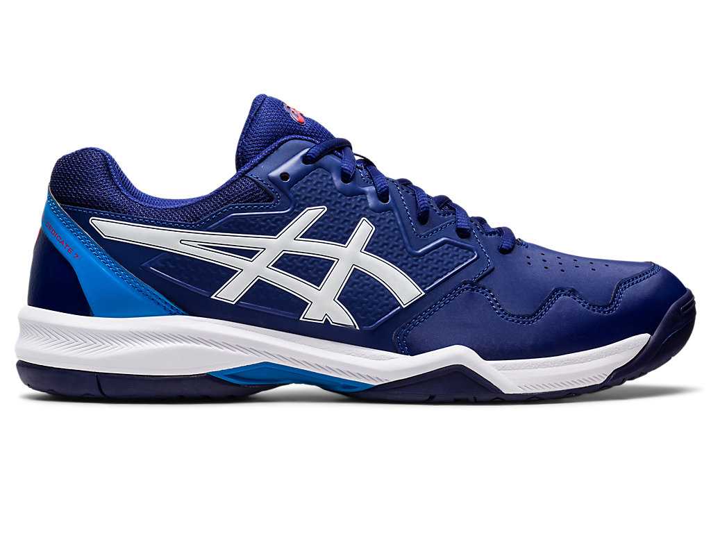 Buty do Tenisa Męskie Asics Gel-dedicate 7 Niebieskie Białe | 07659-AHMO