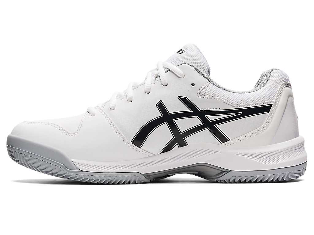 Buty do Tenisa Męskie Asics Gel-dedicate 7 Clay Białe Czarne | 92157-MKGT