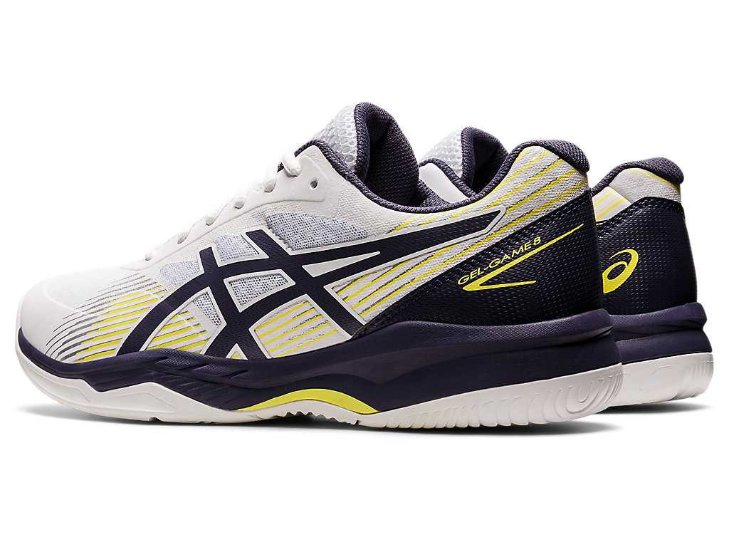 Buty do Tenisa Męskie Asics Gel-game 8 Białe Indygo | 63795-XSGD