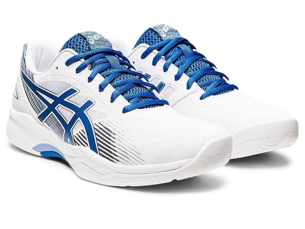 Buty do Tenisa Męskie Asics Gel-game 8 Białe | 89274-QFTR