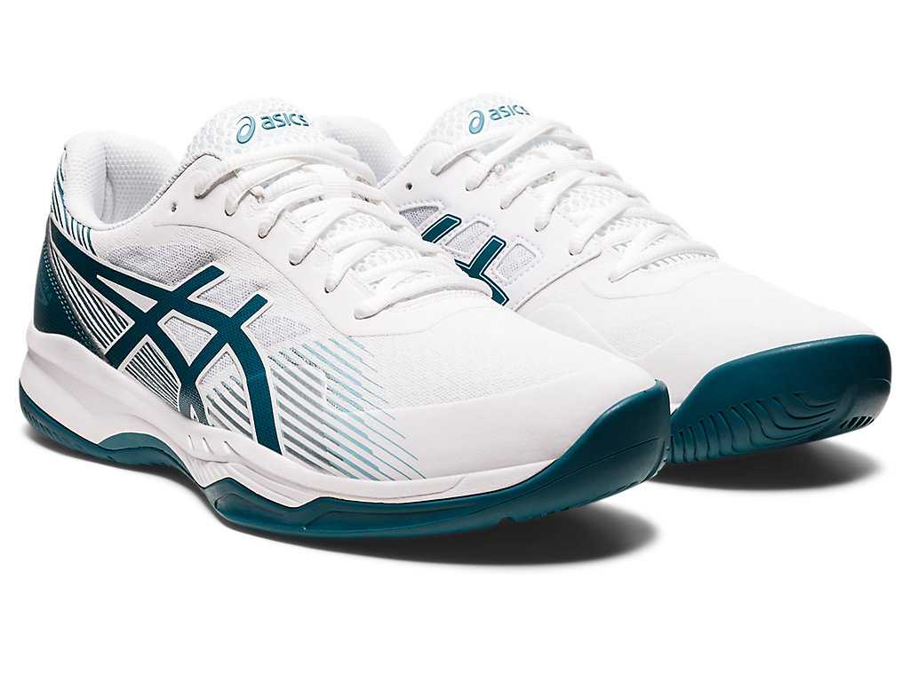 Buty do Tenisa Męskie Asics Gel-game 8 Białe Jasny Zielone | 98635-KAJC